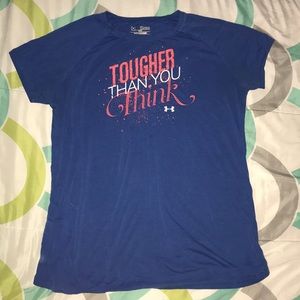 royal blue graphic t-shirt